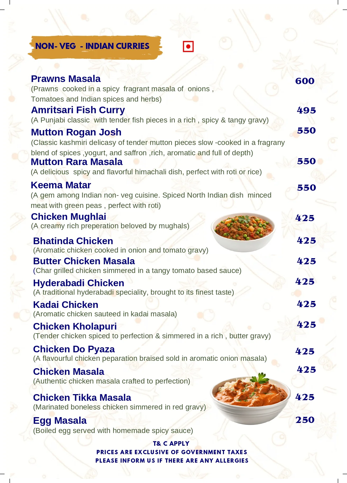 Highland Menu Sheet 012