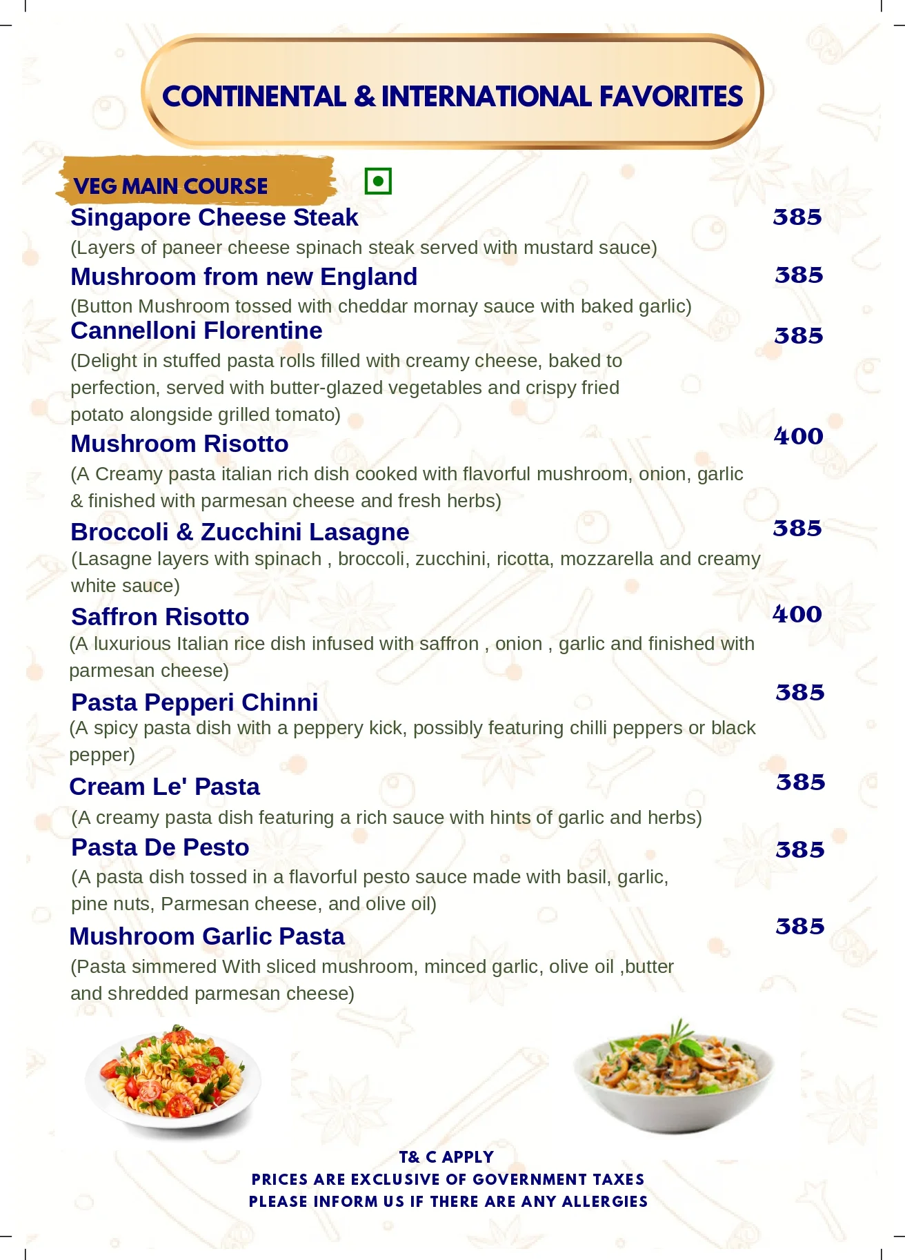 Highland Menu Sheet 014