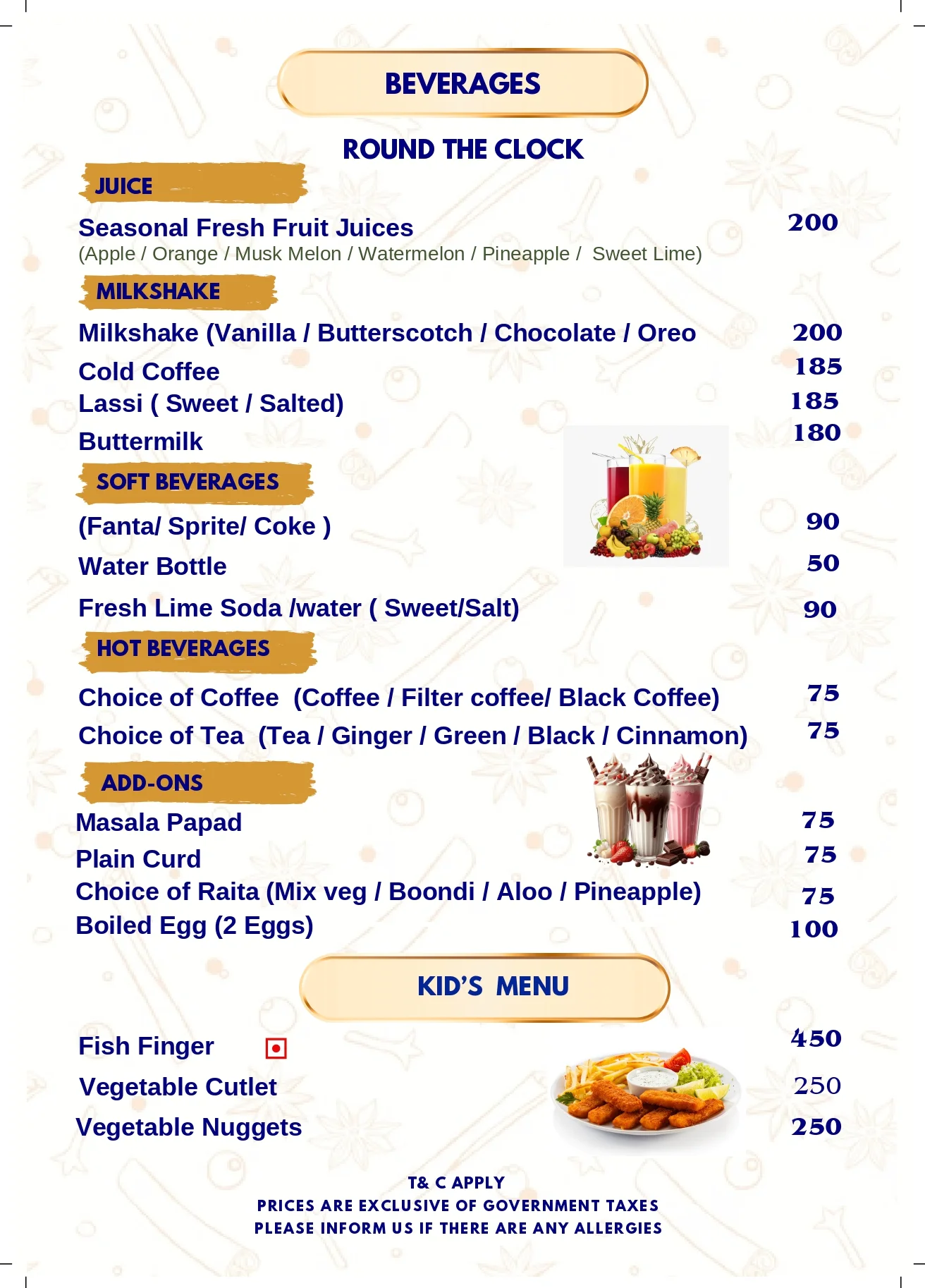 Highland Menu Sheet 021