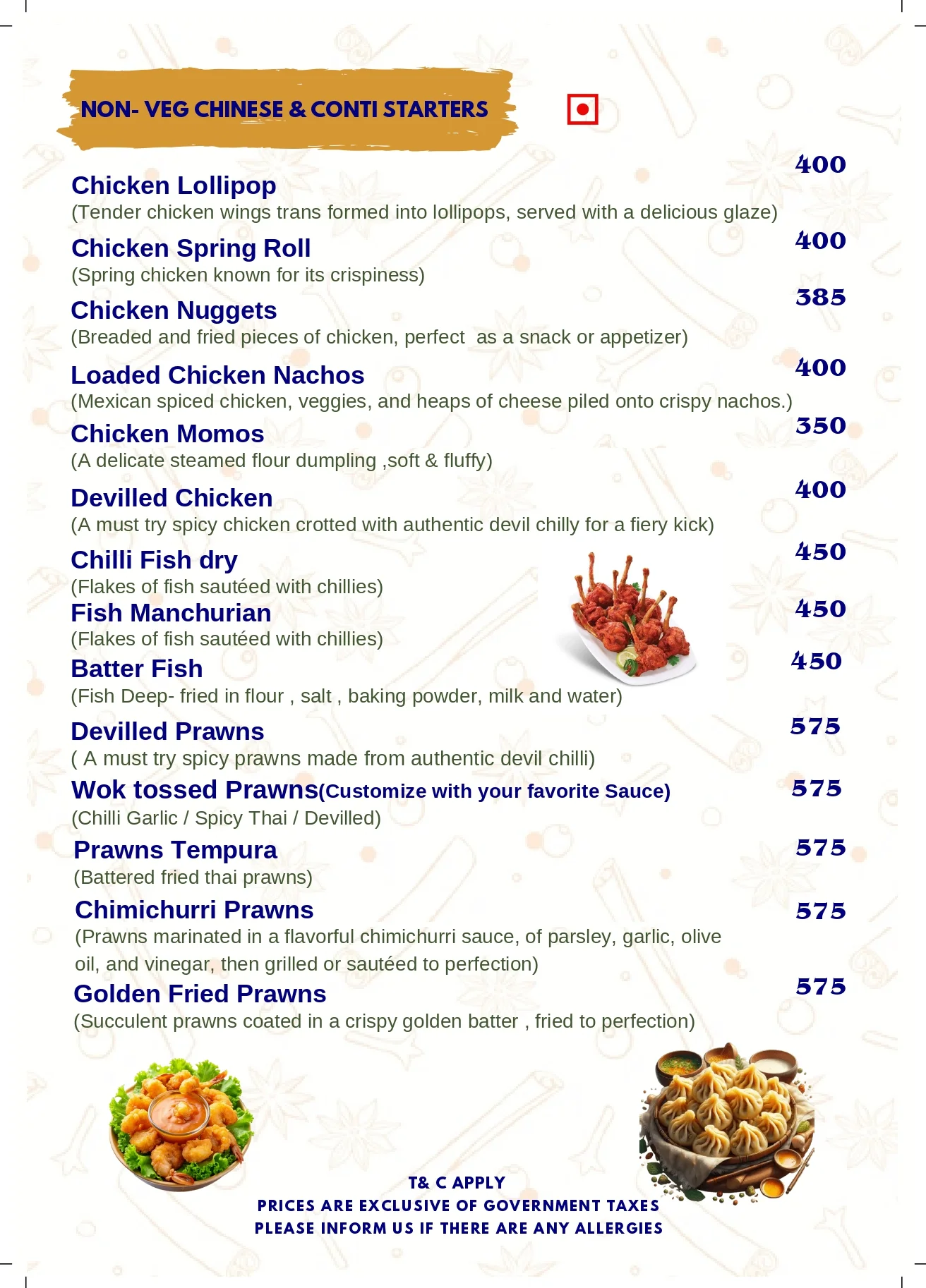 Highland Menu Sheet 09